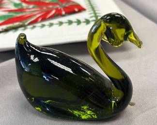 Art Glass Swan