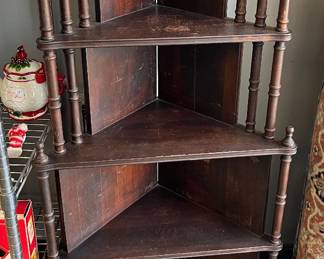 Corner What Not Shelves