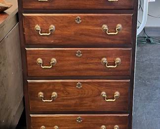 Henkel Harris Black Cherry Lingerie Chest