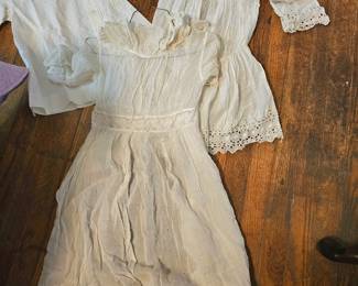 Vintage linen underwear, from bloomers to skirts