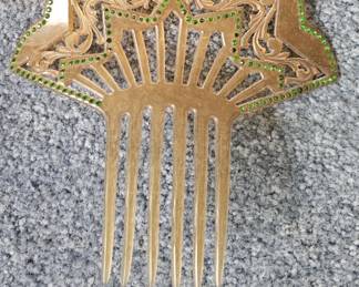 Victorian, ornate hair comb