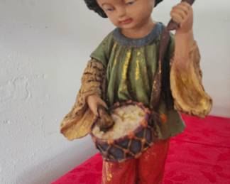 medium-size drummer boy, vintage