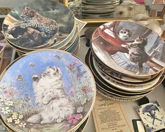 collector cat plates