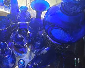 more blue glass