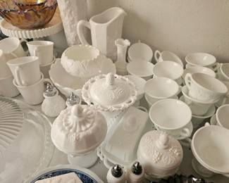 the motherload of milk glass