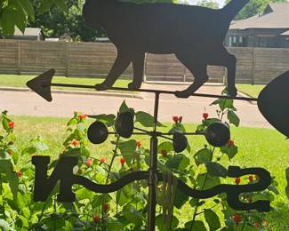cat weathervane
