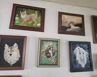 the wall of one of akind art