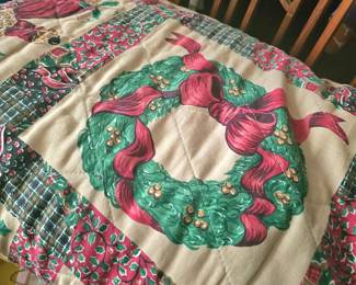Vintage Christmas quilt