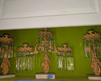 3 Piece Crystal Set from the 19th Century