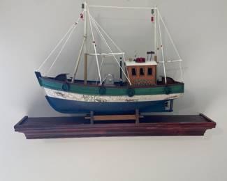 Decorative Boat with Shelf