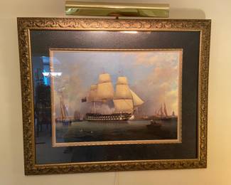 Ship Wall Decor with Light