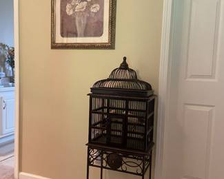 Decorative Bird Cage, Table SOLD separately 