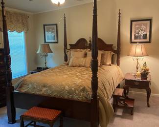 Queen Four Post Bed