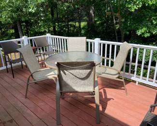 Outdoor Table and 4 Chairs