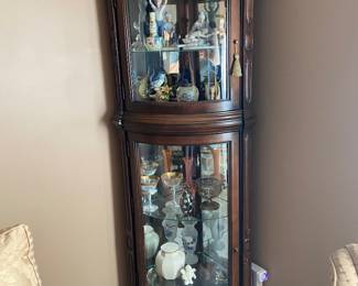 Corner Curio Cabinet