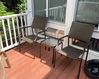 Outdoor Chairs and Table