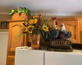 Roosters and Decorative Items