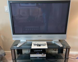 Panasonic TV and Sony Sound Equipment