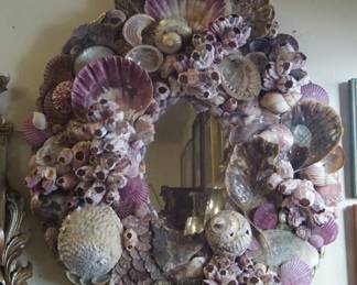 Shell Art Mirrors
