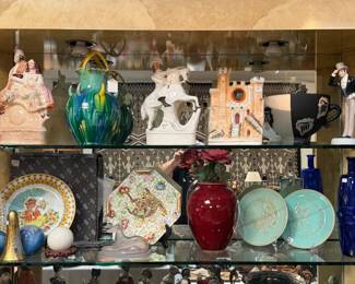 Collection of Royal Staffordshire, porcelain and glass