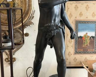 Tiffany Bronze of David by G.F. Michel (1851-1924)