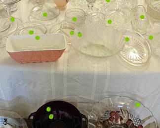 Tea Sets and Dishware/Glassware