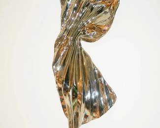 Lynda Benglis "Torso", 1989, Ceramic with platinum luster glaze