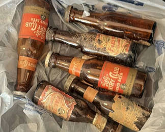 Lot 28: Vintage Country Club Pilsener Beer Bottles
