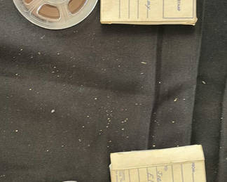 Lot 24: Magnetic recording tape reels of Joe Frasier and Jimmy Ellis fight