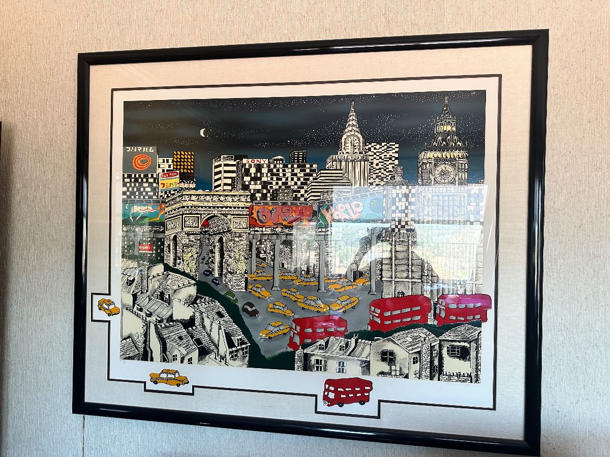 One World by Linnea Pergola Artist Proof 44/50 Serigraph