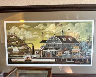 Fairhaven by the Sea 373/1000 lithograph signed Charles Wysocki