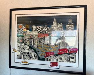 One World by Linnea Pergola Artist Proof 44/50 Serigraph