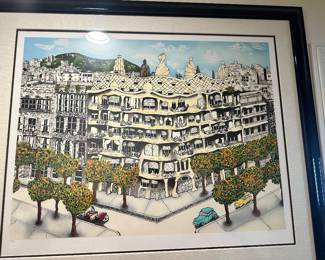 Casa Miles signed Serigraph Linnea Pergola HCA/50