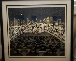 One Summer Night Signed Serigraph 194/295 Linnea Pergola