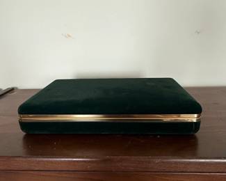Velvet Jewelry Box with Mirror