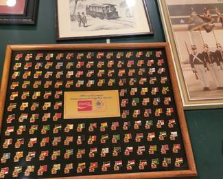 Official Olympic International Flag Pin Series  Los Angeles