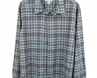 Calvin Klein Mens Plaid LongSleeve ButtonDown Shirt
