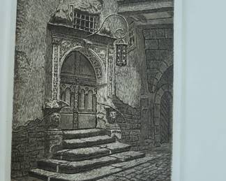 Rothenburg ob der Tauber Etching
