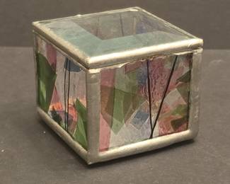 Stained Glass Trinket Box