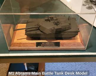M Abrams Main Battle Tank Desk Model