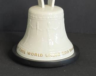 KPM Berlin Porcelain Freedom Bell  A New Birth of Freedom