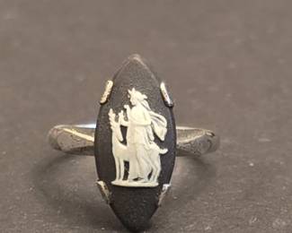 Wedgwood Jasperware Ring with Diana the Huntress and Stag third image
