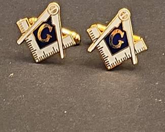 Masonic Square and Compasses Cufflinks