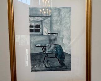 Photographic Print of Andrew Wyeths Early October The Writing Chair