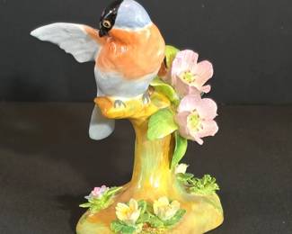 Crown Staffordshire Bullfinch Figurine by J.T. Jones