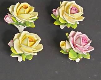 KA Handarbeit Porcelain Rose Figurines