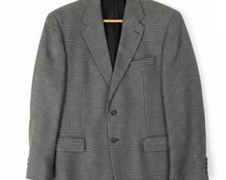 Chaps Ralph Lauren Mens Glen Plaid Wool Blazer