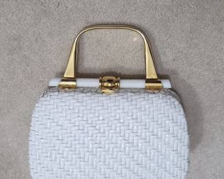 Vanessa Woven Top Handle Bag