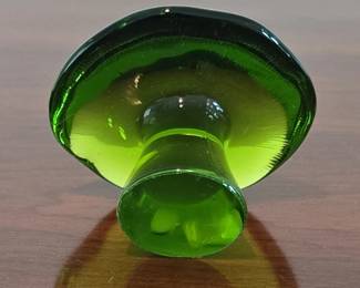 Viking Glass Mushroom Paperweight second image