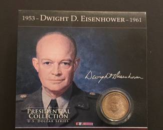 Dwight D. Eisenhower Presidential Collection U.S. Dollar Series Coin